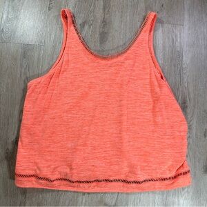 Alo Yoga Spirit Tank Women’s Large Neon Lily Athletic Yoga Gym Top